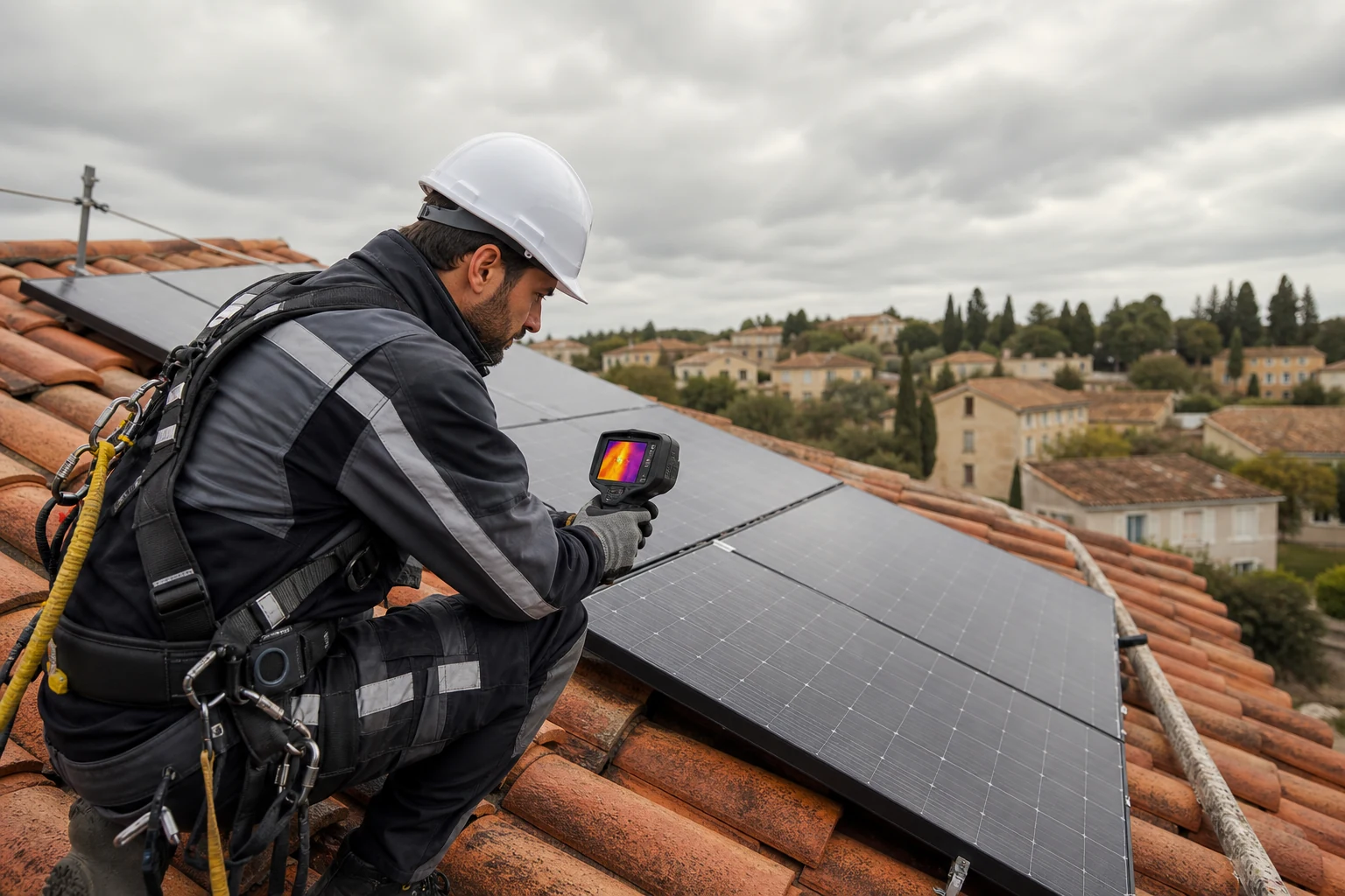 Inspection thermique de modules photovoltaïques Inspection thermique de modules photovoltaïques